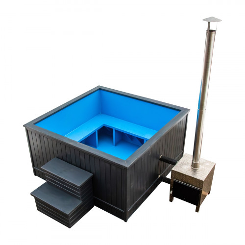 Ciubăr cubic negru AQUEN CUBE