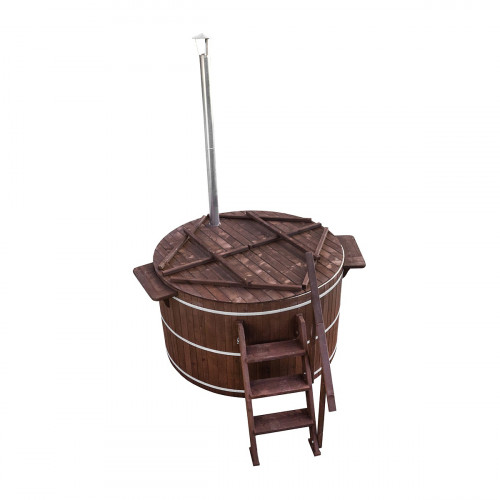 Ciubăr rotund maro ciocolatiu LIGNO