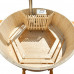 Ciubăr rotund din stejar deschis LUMEA