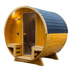 Saună butoi stejar deschis  ELVOR MINI