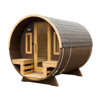 Saună butoi maro OAKEN