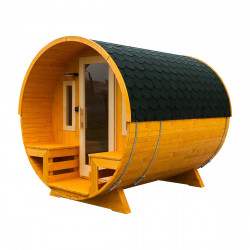 Saună butoi stejar deschis VIRBAN